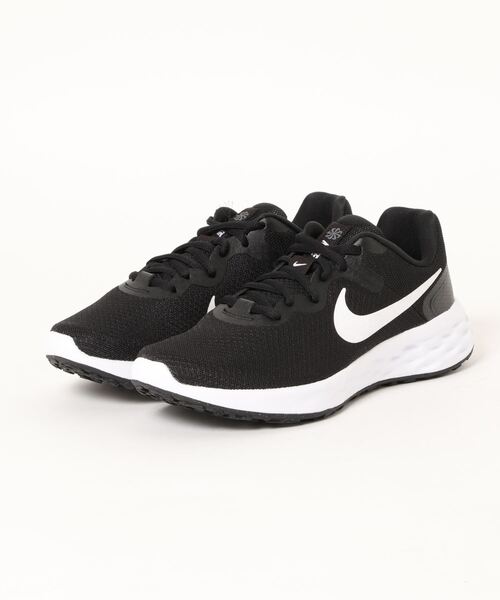 NIKE(ナイキ)の「《NIKE》ナイキ レボリューション 6(スニーカー・メンズ・ブラック×ホワイト/ブラック×レッド/ネイビー/ホワイト/レッド/ブルー系その他/ブラック×ゴールド/グレー系その他/ブラック×ブラック・26.0cm/27.0cm/25.0cm/28.5cm/25.5cm/29.0cm/28.0cm/27.5cm/26.5cm/24.5cm/24.0cm)」の2枚目の写真