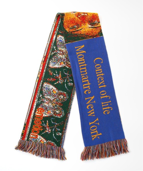 小物 MONTMARTRE NEWYORK scarf MONTMARTRE NEW YORK / モンマルトル ニューヨーク】Context Scarf
