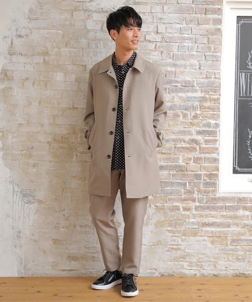 UNION STATION（ユニオンステーション）の「【セットアップ対応】トロピカルマテリアル スリムイージーパンツ（その他パンツ・メンズ・ライトグレー/ブラック/ネイビー/グリーン/グレイッシュベージュ・LL/S/M/L）」の12枚目の写真