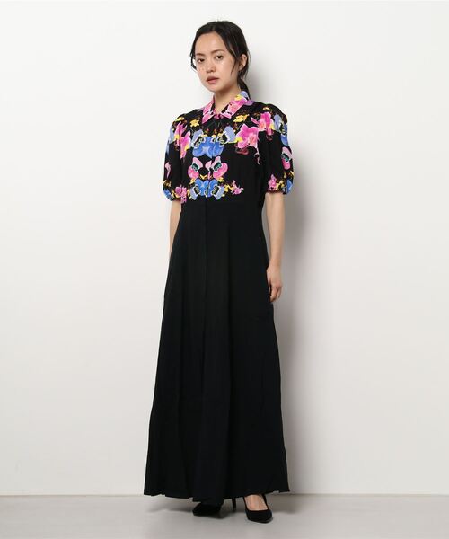 【XL】　Desigual　ロングワンピース　ムッシュ・クリスチャン・ラクロワ デシグアル Desigual Mr. Christian Lacroix（ムッシュ