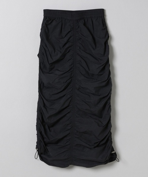 JEANASIS（ジーナシス）の「ナイロンシャーリングスカート/261900（スカート・レディース・ブラック/グレー・FREE）」の2枚目の写真