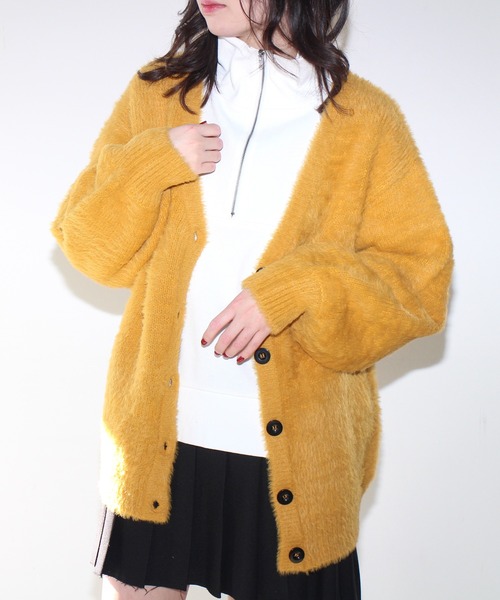 one way(ワンウェイ)の「【oneway Jeans】ハーフZIP裏起毛トップス(パーカー・レディース・ホワイト/ブラック系その他・FREE)」の8枚目の写真