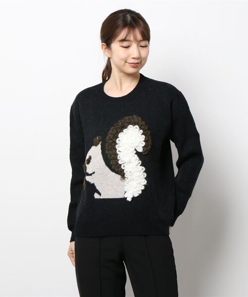 aimoha（アイモハ）の「立体リス柄ニットセーター（ニット/セーター