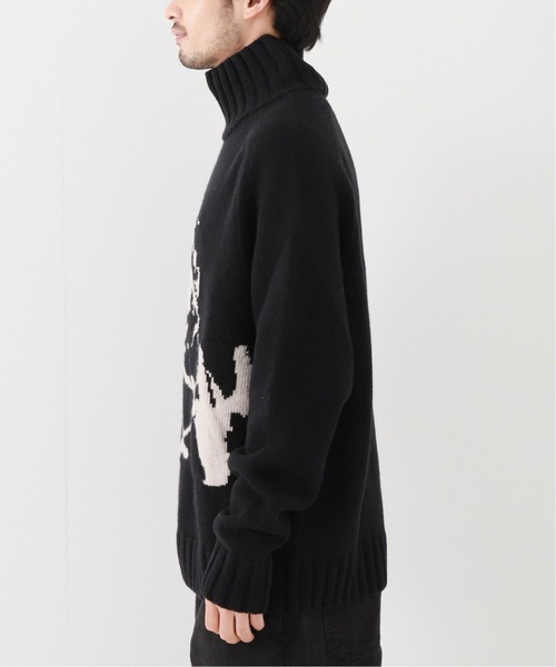 WILLY CHAVARRIA（ウィリーチャバリア）の「【WILLY CHAVARRIA / ウィリー チャバリア】KETTLEMAN SWEATER（ニット/セーター・メンズ・ブラック・MEDIUM/LARGE）」の6枚目の写真