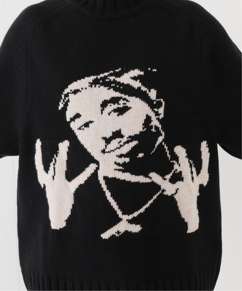 WILLY CHAVARRIA（ウィリーチャバリア）の「【WILLY CHAVARRIA / ウィリー チャバリア】KETTLEMAN SWEATER（ニット/セーター・メンズ・ブラック・MEDIUM/LARGE）」の12枚目の写真