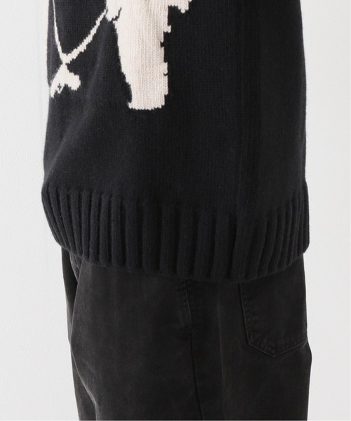 WILLY CHAVARRIA（ウィリーチャバリア）の「【WILLY CHAVARRIA / ウィリー チャバリア】KETTLEMAN SWEATER（ニット/セーター・メンズ・ブラック・MEDIUM/LARGE）」の13枚目の写真