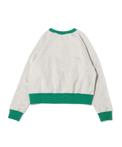 atmos pink（アトモスピンク）の「atmos pink シリコンパッチ配色クルーネック（スウェット・レディース・ベージュ/ネイビー/グレー・FREE）」の5枚目の写真