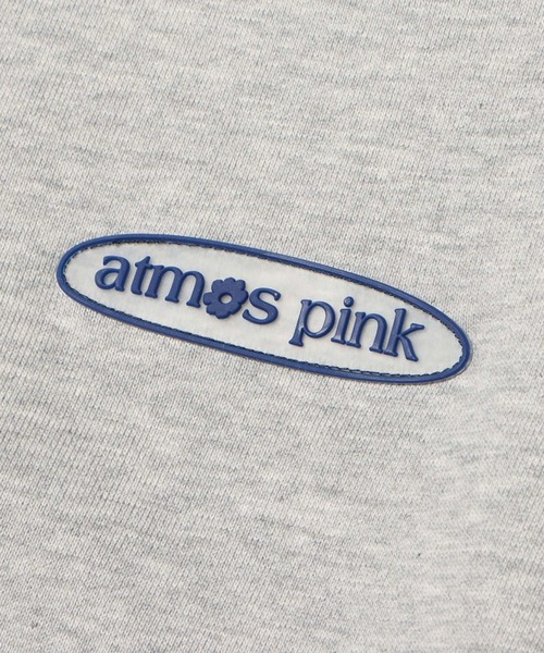 atmos pink（アトモスピンク）の「atmos pink シリコンパッチ配色クルーネック（スウェット・レディース・ベージュ/ネイビー/グレー・FREE）」の10枚目の写真