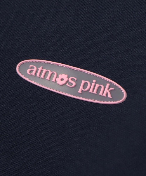 atmos pink（アトモスピンク）の「atmos pink シリコンパッチ配色クルーネック（スウェット・レディース・ベージュ/ネイビー/グレー・FREE）」の11枚目の写真