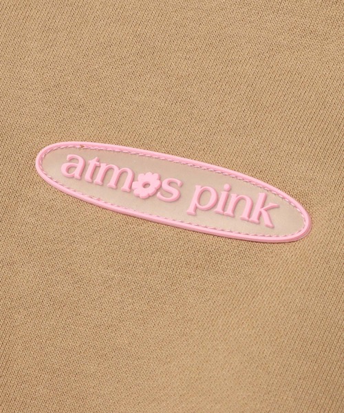 atmos pink（アトモスピンク）の「atmos pink シリコンパッチ配色クルーネック（スウェット・レディース・ベージュ/ネイビー/グレー・FREE）」の12枚目の写真