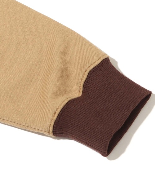 atmos pink（アトモスピンク）の「atmos pink シリコンパッチ配色クルーネック（スウェット・レディース・ベージュ/ネイビー/グレー・FREE）」の13枚目の写真