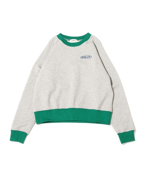 atmos pink（アトモスピンク）の「atmos pink シリコンパッチ配色クルーネック（スウェット・レディース・ベージュ/ネイビー/グレー・FREE）」の20枚目の写真