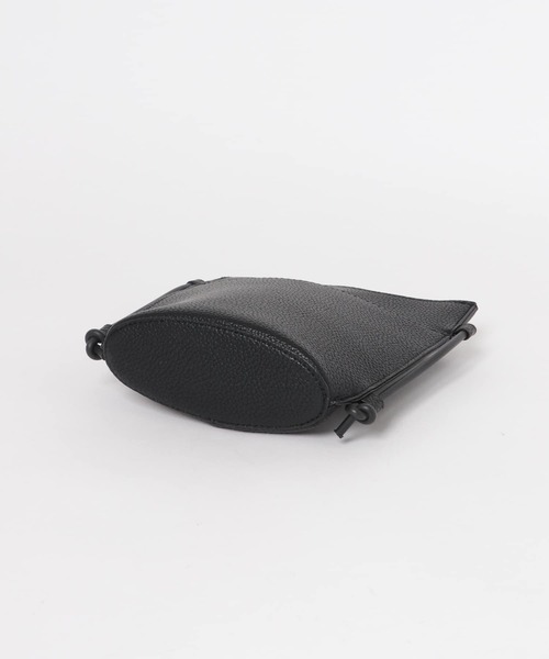 URBAN RESEARCH DOORS（アーバンリサーチドアーズ）の「ラバーストリングショルダーバッグ（ショルダーバッグ・レディース・ブラック/アイボリー・ONE）」の14枚目の写真