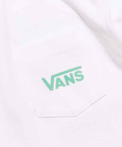 VANS（バンズ）の「VANS/ヴァンズ K VANS STANDARD BOYS S/S tee 半袖Tシャツ キッズ（Tシャツ/カットソー・キッズ・ホワイト/ベージュ/ターコイズブルー・100/120/140）」の5枚目の写真