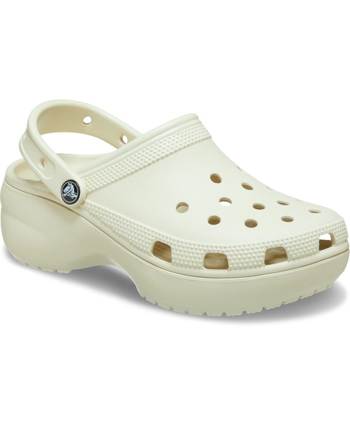 crocs(クロックス)の「Crocs Classic Platform Clog W / クロックス クラシック プラットフォーム クロッグ ウィメン(サンダル・レディース・ベージュ・6/9/8/7)」の2枚目の写真