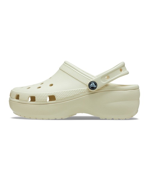 crocs(クロックス)の「Crocs Classic Platform Clog W / クロックス クラシック プラットフォーム クロッグ ウィメン(サンダル・レディース・ベージュ・6/9/8/7)」の4枚目の写真