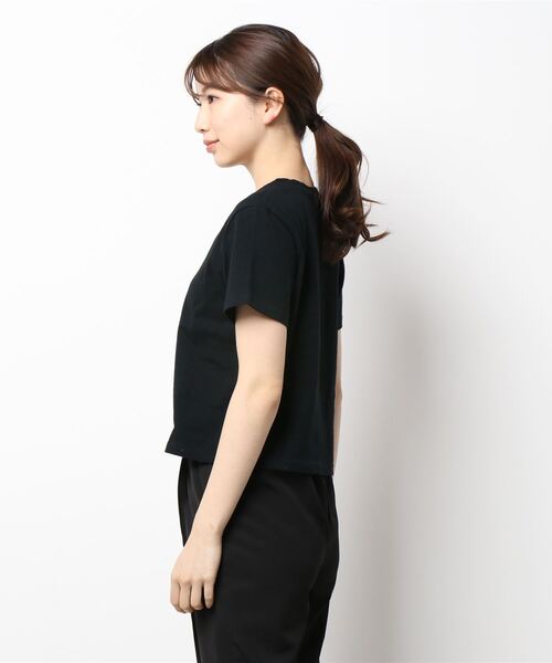 Seemi. byNICECLAUP（ シーミーバイナイスクラップ）の「Seemi.T（Tシャツ/カットソー・レディース・オフホワイト/ピンク/ブラック・FREE）」の4枚目の写真