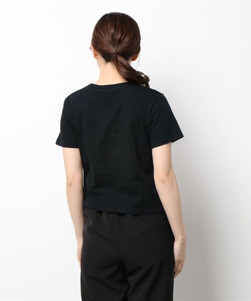 Seemi. byNICECLAUP（ シーミーバイナイスクラップ）の「Seemi.T（Tシャツ/カットソー・レディース・オフホワイト/ピンク/ブラック・FREE）」の5枚目の写真