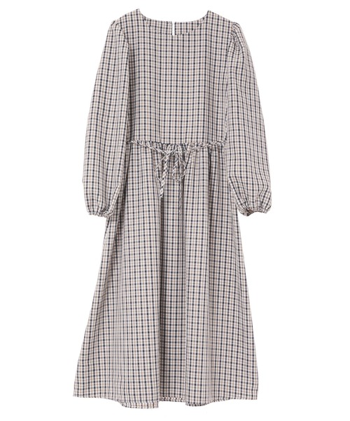 fifth(フィフス)の「チェックプリント切り替えワンピース(ワンピース・レディース・ブラック/グリーン・M)」の9枚目の写真