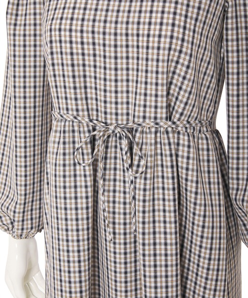 fifth(フィフス)の「チェックプリント切り替えワンピース(ワンピース・レディース・ブラック/グリーン・M)」の13枚目の写真