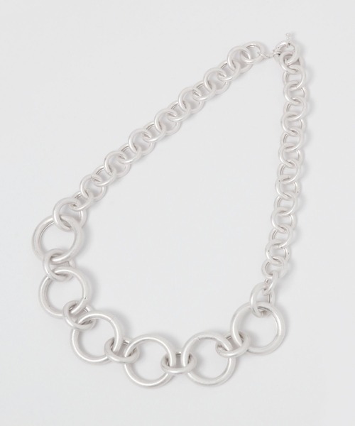 PAGEBOY（ページボーイ）の「【PAGEBOYLIM】ビックリングネックレス（ネックレス・レディース・グレイッシュベージュ・FREE）」の5枚目の写真