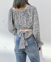 one way | 長袖バックリボンブラウス(シャツ/ブラウス)