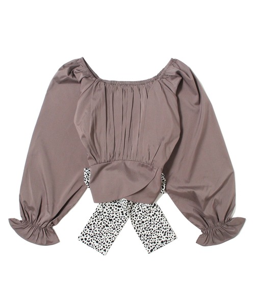 one way（ワンウェイ）の「長袖バックリボンブラウス（シャツ/ブラウス・レディース・ホワイト/ライトグレー/ライトブルー/ブラック/オフホワイト/ブラック系その他・FREE）」の17枚目の写真