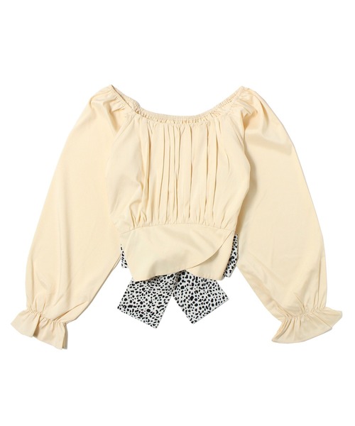 one way（ワンウェイ）の「長袖バックリボンブラウス（シャツ/ブラウス・レディース・ホワイト/ライトグレー/ライトブルー/ブラック/オフホワイト/ブラック系その他・FREE）」の12枚目の写真