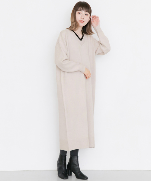 セール ブランド古着 ニットワンピース ワンピース Kbf ケイビーエフ のファッション通販 Zozoused