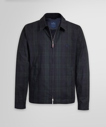 BROOKS BROTHERS（ブルックスブラザーズ）の「リネン/コットン ブラックウォッチ ジップアップショートジャケット（ブルゾン）」