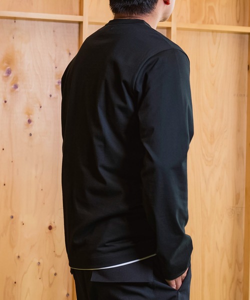 Jack Miller(ジャックミラー)の「Jack Miller ロングスリーブ レギュラーフィット Tシャツ 004(Tシャツ/カットソー・メンズ・ブラック×ホワイト/ホワイト×ホワイト/ホワイト×ブラック/ブラック×ブラック・S/M/L)」の18枚目の写真