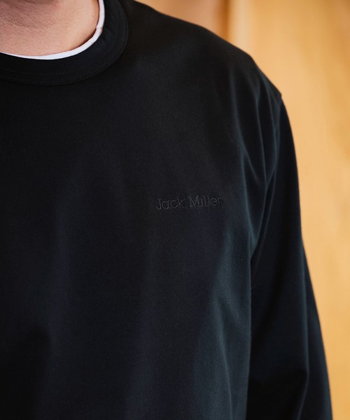 Jack Miller(ジャックミラー)の「Jack Miller ロングスリーブ レギュラーフィット Tシャツ 004(Tシャツ/カットソー・メンズ・ブラック×ホワイト/ホワイト×ホワイト/ホワイト×ブラック/ブラック×ブラック・S/M/L)」の19枚目の写真