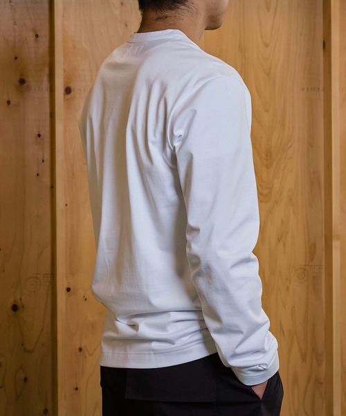 Jack Miller(ジャックミラー)の「Jack Miller ロングスリーブ レギュラーフィット Tシャツ 004(Tシャツ/カットソー・メンズ・ブラック×ホワイト/ホワイト×ホワイト/ホワイト×ブラック/ブラック×ブラック・S/M/L)」の16枚目の写真