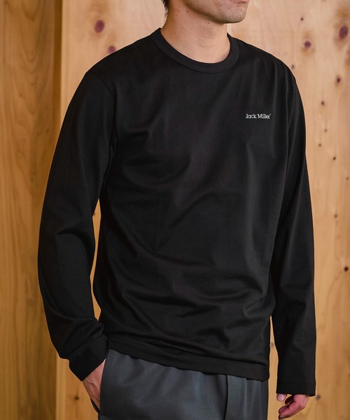 Jack Miller(ジャックミラー)の「Jack Miller ロングスリーブ レギュラーフィット Tシャツ 004(Tシャツ/カットソー・メンズ・ブラック×ホワイト/ホワイト×ホワイト/ホワイト×ブラック/ブラック×ブラック・S/M/L)」の22枚目の写真