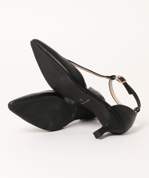 Te chichi（テチチ）の「Tストラップパンプス（パンプス・レディース・ブラック/ベージュ・38/37）」の4枚目の写真