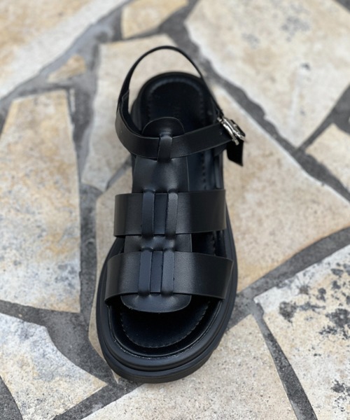 Chez toi(シェトワ)の「ボリュームグルカサンダル(サンダル・レディース・ブラック/オフホワイト・S/M/L)」の13枚目の写真