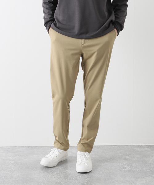 B.C STOCK(ベーセーストック)の「MOTION SLIM TROUSER(その他パンツ・メンズ・ブラック/ベージュ/グレー・SMALL/MEDIUM/LARGE/X-LARGE)」の1枚目の写真