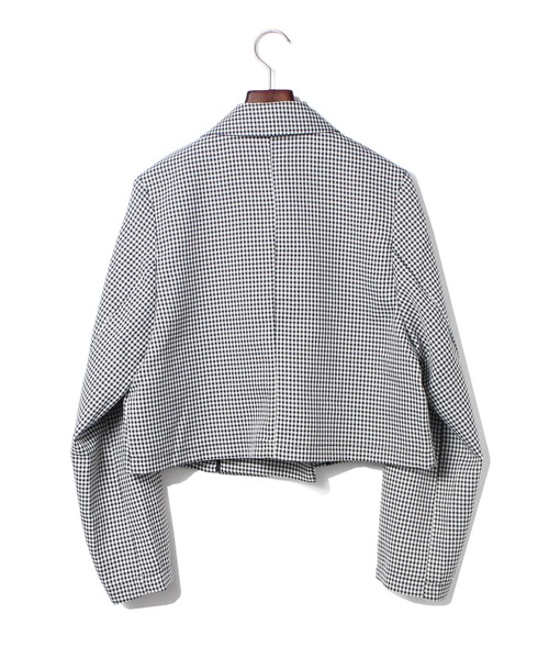 one way（ワンウェイ）の「ショートテーラードジャケット（テーラードジャケット・レディース・ベージュ/ブラック系その他/ブラウン系その他/ライトピンク・FREE）」の18枚目の写真