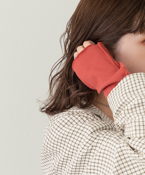 Kastane（カスタネ）の「テレコ無地クルーインナー（Tシャツ/カットソー・レディース・アイボリー/ピンク/グリーン・FREE）」の20枚目の写真