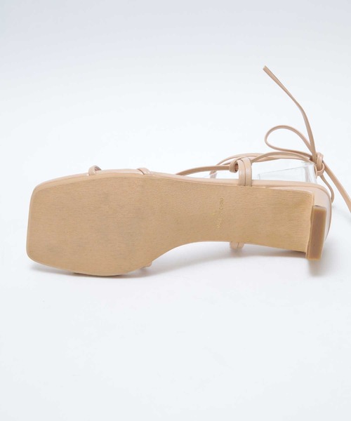 UR'S（ユアーズ）の「ﾚｰｽｱｯﾌﾟｻﾝﾀﾞﾙ（サンダル・レディース・ベージュ/ブラック・M/LL/L/S）」の18枚目の写真