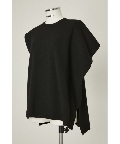 RIM.ARK（リムアーク）の「Asymmetry knit tops（Tシャツ/カットソー