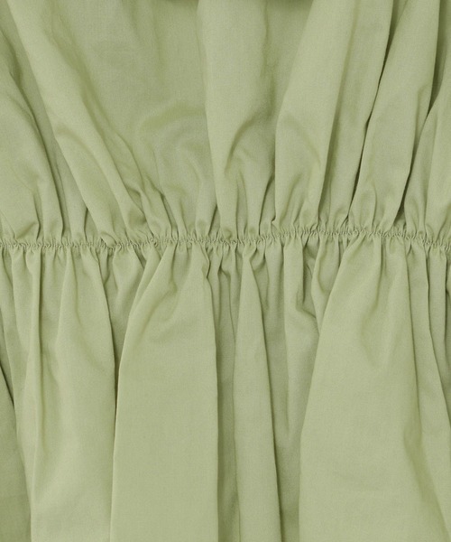 Heather(ヘザー)の「バック開きリボンブラウス 285606(シャツ/ブラウス・レディース・ブルー/グリーン/オフホワイト・FREE)」の10枚目の写真