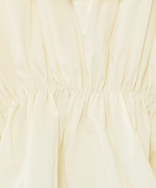 Heather(ヘザー)の「バック開きリボンブラウス 285606(シャツ/ブラウス・レディース・ブルー/グリーン/オフホワイト・FREE)」の11枚目の写真