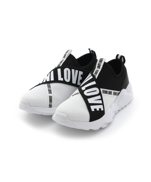 JENNI love（ジェニィラブ）の「ロゴスリッポンスニーカー（スニーカー・キッズ・ブラック/オフホワイト・22cm/23cm/24cm/20cm/21cm）」の16枚目の写真
