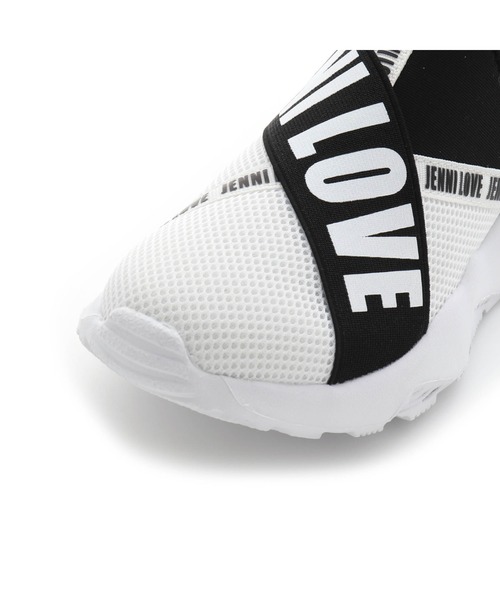 JENNI love（ジェニィラブ）の「ロゴスリッポンスニーカー（スニーカー・キッズ・ブラック/オフホワイト・22cm/23cm/24cm/20cm/21cm）」の14枚目の写真