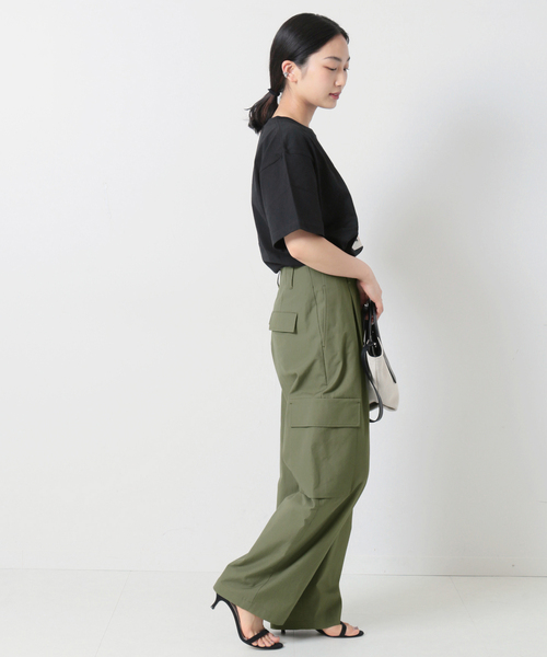 美品＊ジャーナルスタンダードレサージュ スーピマコットンナイロンカーゴパンツ journal standard L'essage（ジャーナルスタンダードレサージュ
