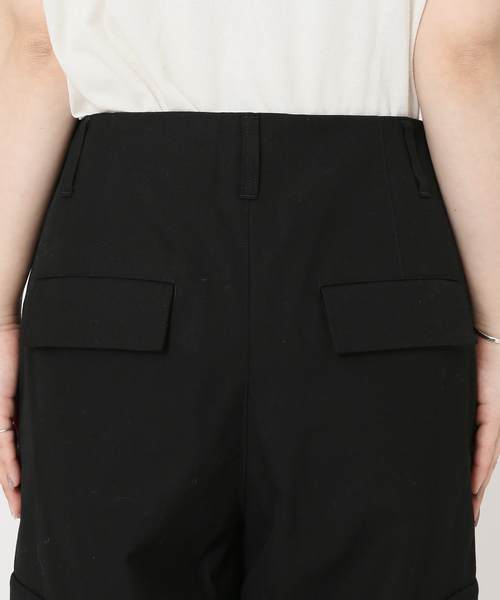 journal standard L'essage（ジャーナルスタンダードレサージュ）の「ドライキャンバスカーゴパンツ（カーゴパンツ・レディース・ブラック/カーキ・36/38）」の5枚目の写真