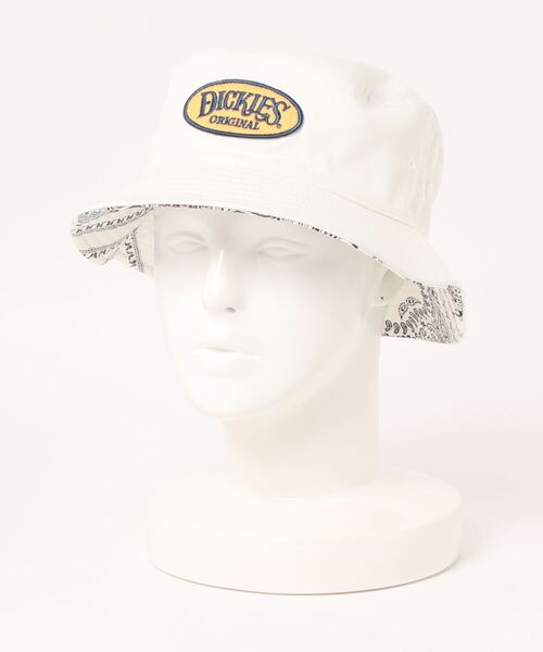 Dickies(ディッキーズ)の「【Dickies】バケットハット(ハット・メンズ・ブラック/ホワイト・フリー)」の2枚目の写真