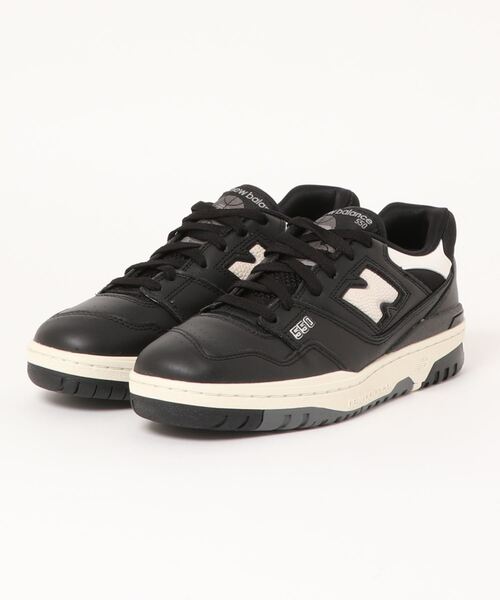 NEW BALANCE(ニューバランス)の「New Balance/ニューバランス BB550LBW(スニーカー・メンズ・ブラック・8/10/9)」の1枚目の写真