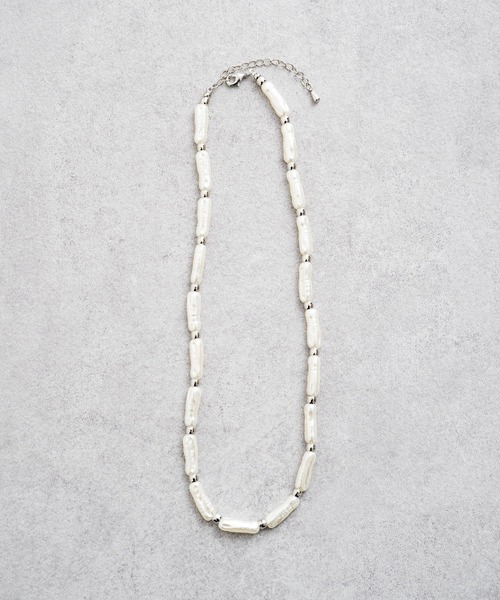 CIAOPANIC TYPY（チャオパニックティピー）の「lilバロックパール風ビーズネックレス（ネックレス・レディース・ゴールド/シルバー・ONE SIZE）」の8枚目の写真